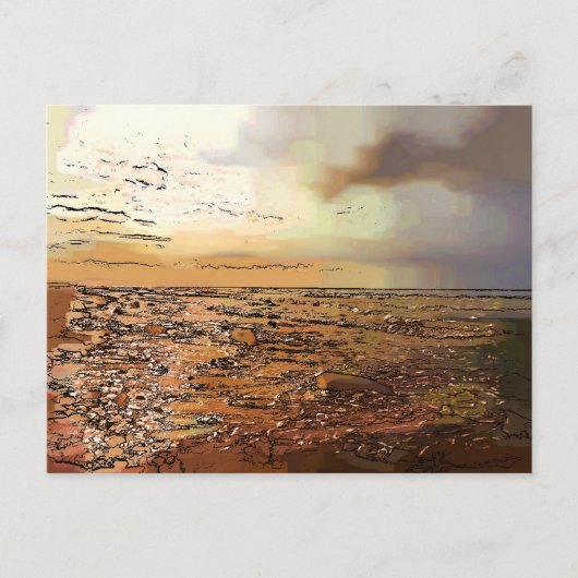 嵐の雲 ポストカード (正面)