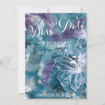 嵐の青い水色ハイビスカス結婚ズ