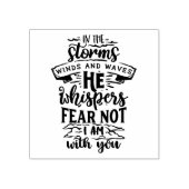 嵐の風と波の引用文 ラバースタンプ (インプリント)