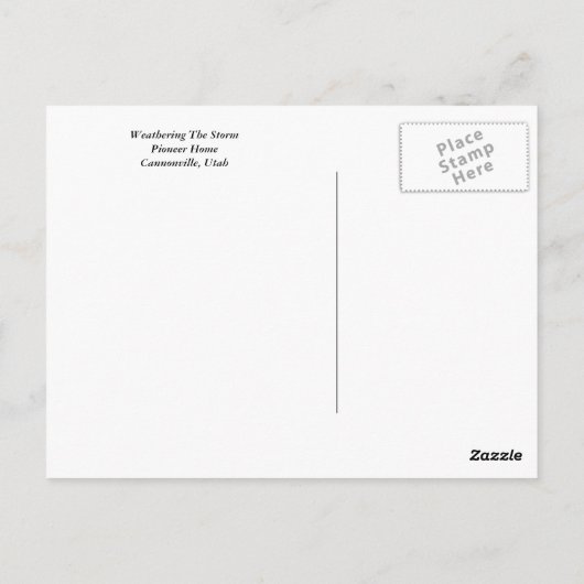 嵐の風化 ポストカード (裏面)