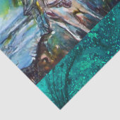 嵐の騎士中世の騎士馬のライダー 薄葉紙 (詳細)