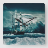 嵐のAの醸造 スクエア壁時計 (正面)