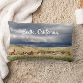 嵐のBodieのゴーストタウンの概観 ランバークッション (ブランケット)