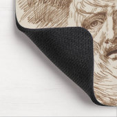 嵐のLear王(papeのペンおよびbistreインク マウスパッド (コーナー)