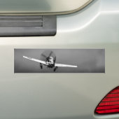 嵐のP-51ムスタングの離陸 バンパーステッカー (車上)