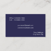 嵐は名刺を閉めます 名刺 (裏面)