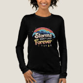 "嵐は必ず終わる" Tシャツ (正面)
