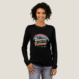 "嵐は必ず終わる" Tシャツ