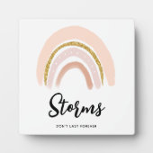 嵐は永遠に続かない ボヘミアンレインボー フォトプラーク (正面)