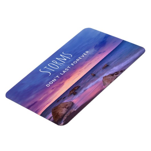 嵐は永遠に風光明媚な写真を続けない マグネット (左側)