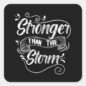 嵐よりも強い スクエアシール (正面)