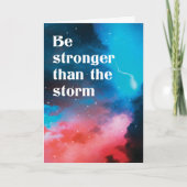 嵐よりも強くあれ エンコウジ励まし カード (正面)