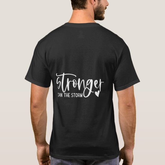 嵐よりも強感動的い Tシャツ (裏面)