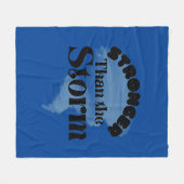 嵐より強い フリースブランケット (正面(横))