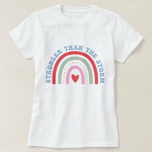 嵐より強い Tシャツ (デザイン正面)