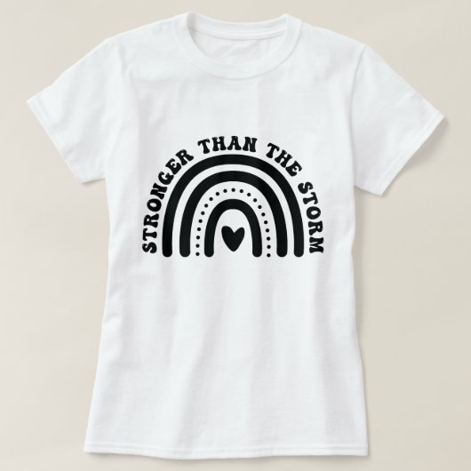 嵐より強い Tシャツ (デザイン正面)