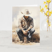 "嵐を乗り越える"西の同情カード カード (黄色い花)