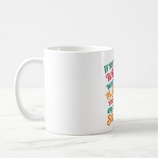 嵐を待ち続ける人生なら コーヒーマグカップ