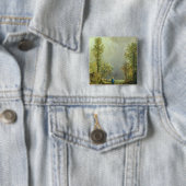 嵐を見ているヒツジ 缶バッジ (インサイチュ)