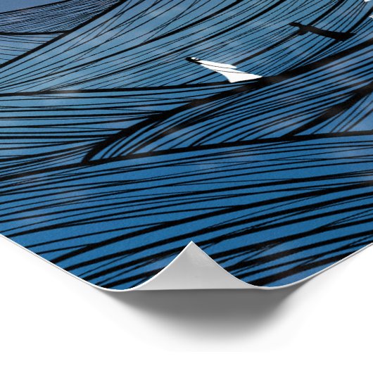 嵐を通じた信仰 ポスター (角)