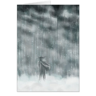 嵐を通って歩くこと