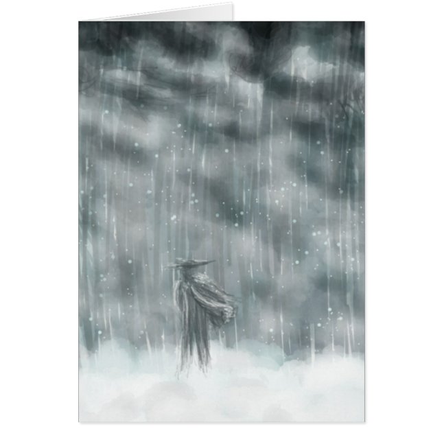 嵐を通って歩くこと (正面)