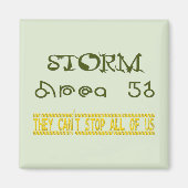 嵐エリア51 マグネット (正面)