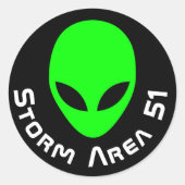 嵐エリア51 ラウンドシール (正面)