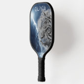 嵐カスタム雲を伴うピックボールパドルタイガー ピックルボールラケット (左)