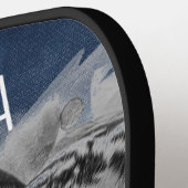 嵐カスタム雲を伴うピックボールパドルタイガー ピックルボールラケット (左詳細)