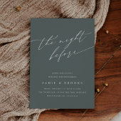 嵐グレイグリーンリハーサルディナー 招待状