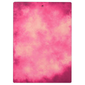 嵐スタイリッシュ雲の効果パターンピンク黄色 クリップボード (裏面)