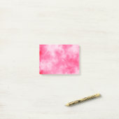 嵐スタイリッシュ雲の効果ピンク ポストイット (デスク上)