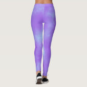 嵐スタイリッシュ雲エフェクト紫の青 レギンス (裏面)