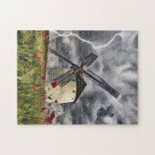 嵐スペインのの風車 ジグソーパズル (横)