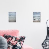 嵐威厳のあるの空の下の波のある海 (リビング)