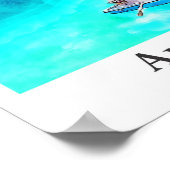 嵐山京都観光水彩手描き ポスター (角)