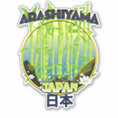 嵐山日本トラベルロゴ シール (正面)