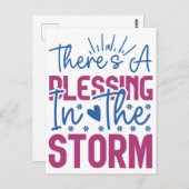 嵐感動的に賛美見舞われる ポストカード (正面/裏面)