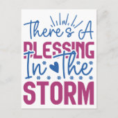 嵐感動的に賛美見舞われる ポストカード (正面)