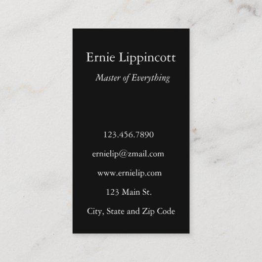 嵐抽象芸術 名刺 (裏面)