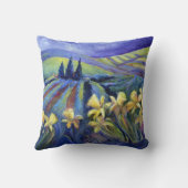 嵐日の装飾的な枕のラッパスイセン クッション (裏面)