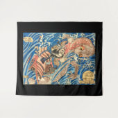 嵐日本の竜のタペストリーを演じる魔術師 タペストリー (正面(横))