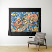 嵐日本の竜のタペストリーを演じる魔術師 タペストリー (インサイチュ(横))