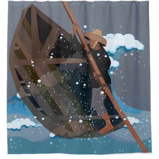 嵐 シャワーカーテン (正面)