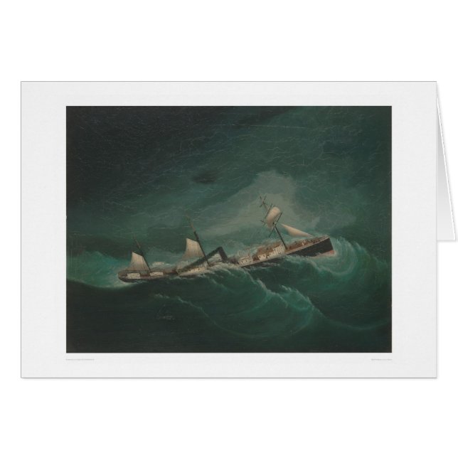 嵐(1261年)の船積みの容器… (正面横)