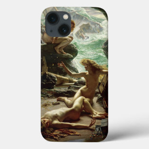 嵐Nymphs 1903年の洞窟(キャンバスの油) iPhone 13ケース