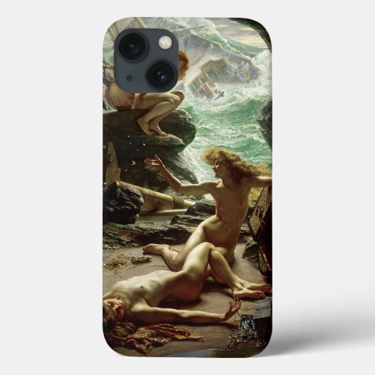 嵐Nymphs 1903年の洞窟(キャンバスの油) Case-Mate iPhoneケース (裏面)