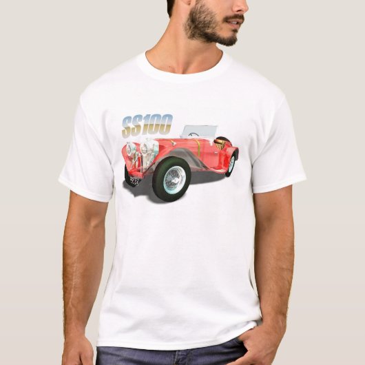 嵩拝車-ジャガーSS100 Tシャツ (正面)