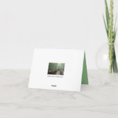 嵯峨野の竹林 – 京都 カード (裏面)